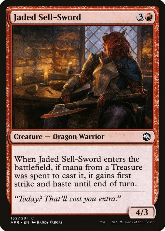 Jaded Sell-Sword [AFR] (F)