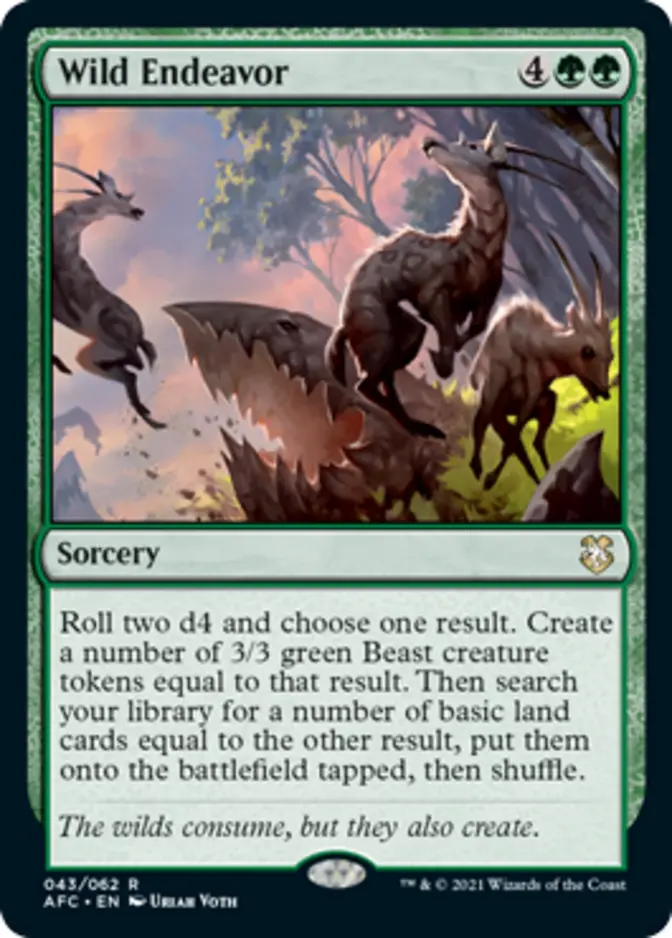 Wild Endeavor [AFC]