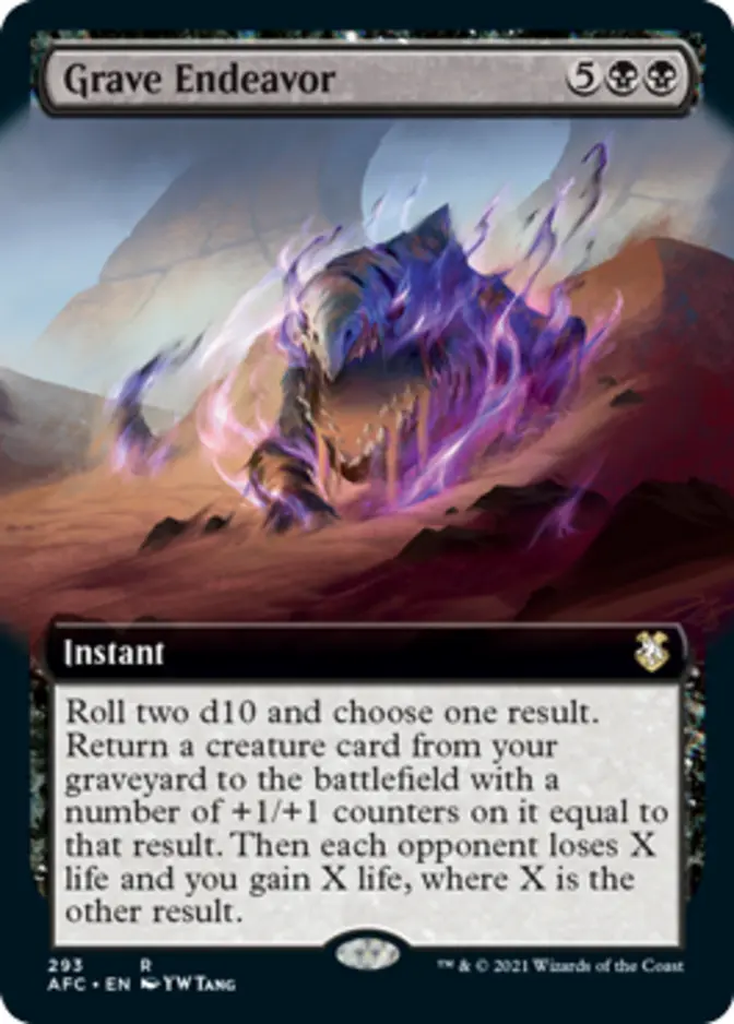 Grave Endeavor <extended> [AFC]