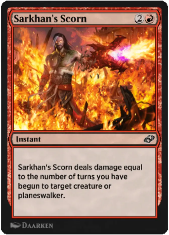 Sarkhan's Scorn [J21]
