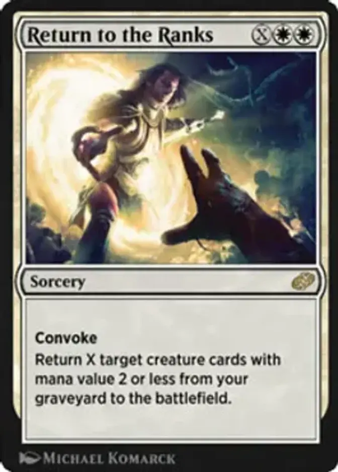 Return to the Ranks [J21]