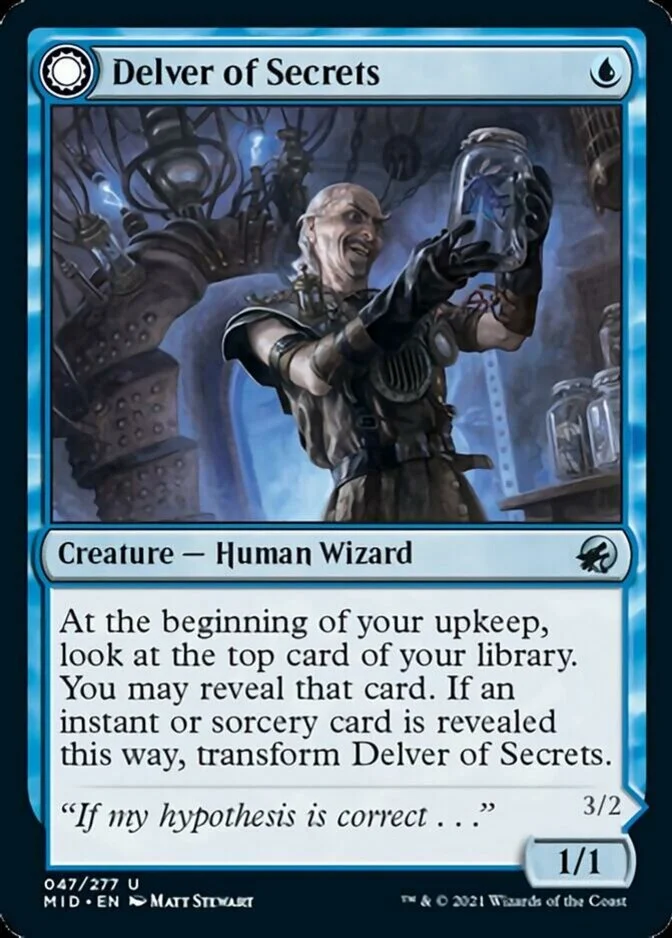 Delver of Secrets [MID] (F)