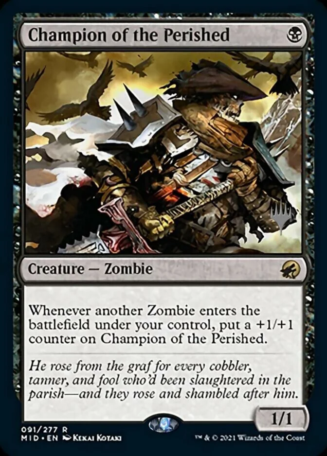 Champion of the Perished <planeswalker stamp> [MID]