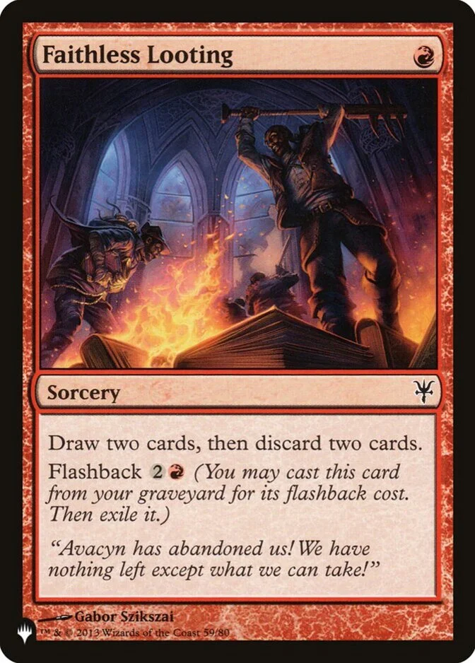 Faithless Looting [PLIST]