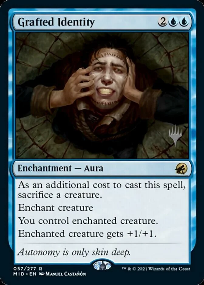 Grafted Identity <planeswalker stamp> [MID]