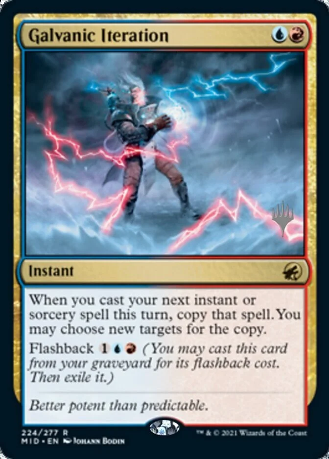 Galvanic Iteration <planeswalker stamp> [MID] (F)