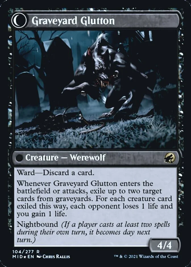 Graveyard Glutton <prerelease> [MID] (F)