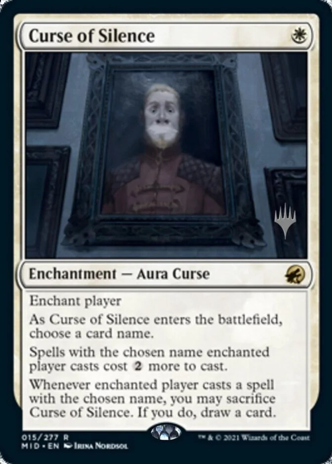 Curse of Silence <planeswalker stamp> [MID]