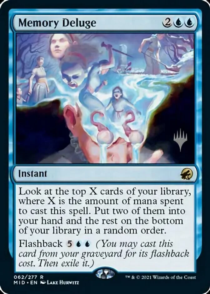 Memory Deluge <planeswalker stamp> [MID] (F)