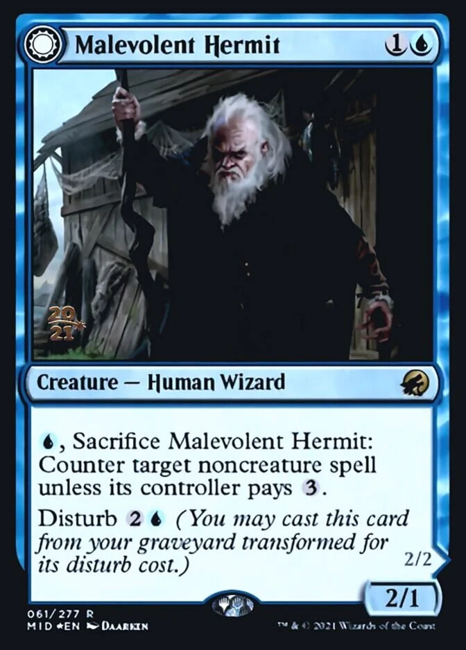 Malevolent Hermit <prerelease> [MID] (F)