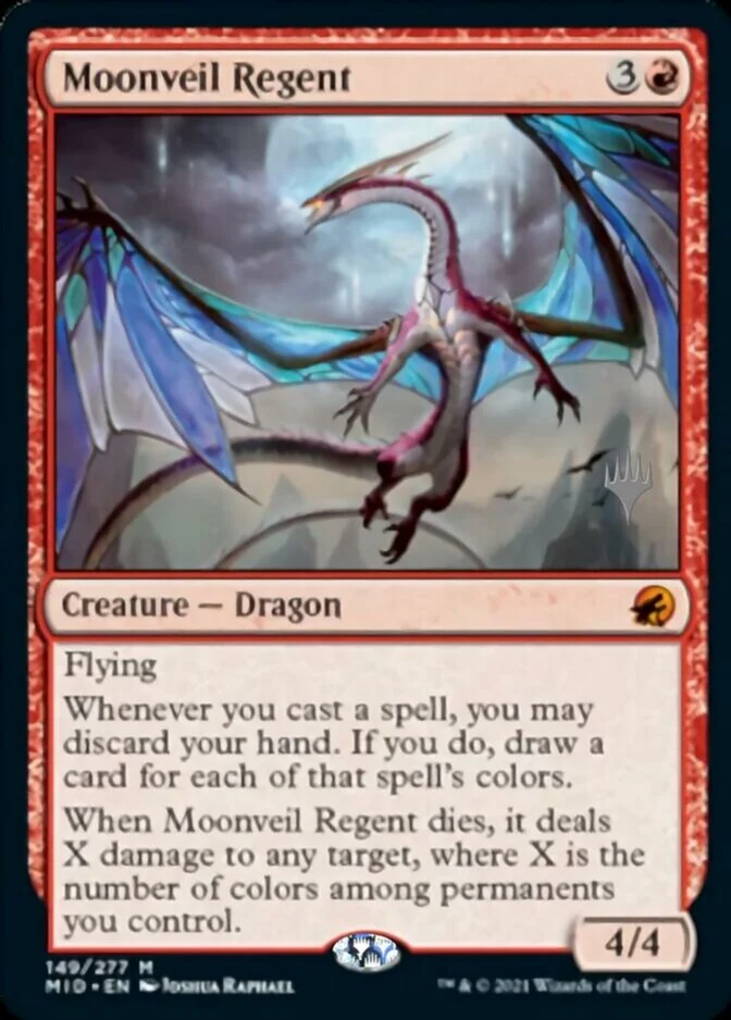 Moonveil Regent <planeswalker stamp> [MID] (F)