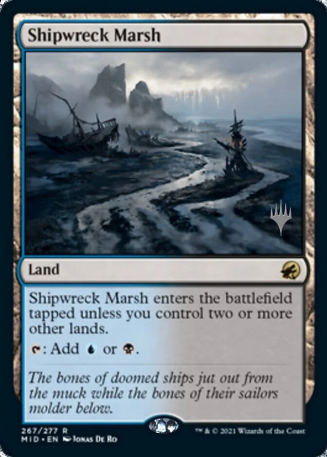 Shipwreck Marsh <planeswalker stamp> [MID]