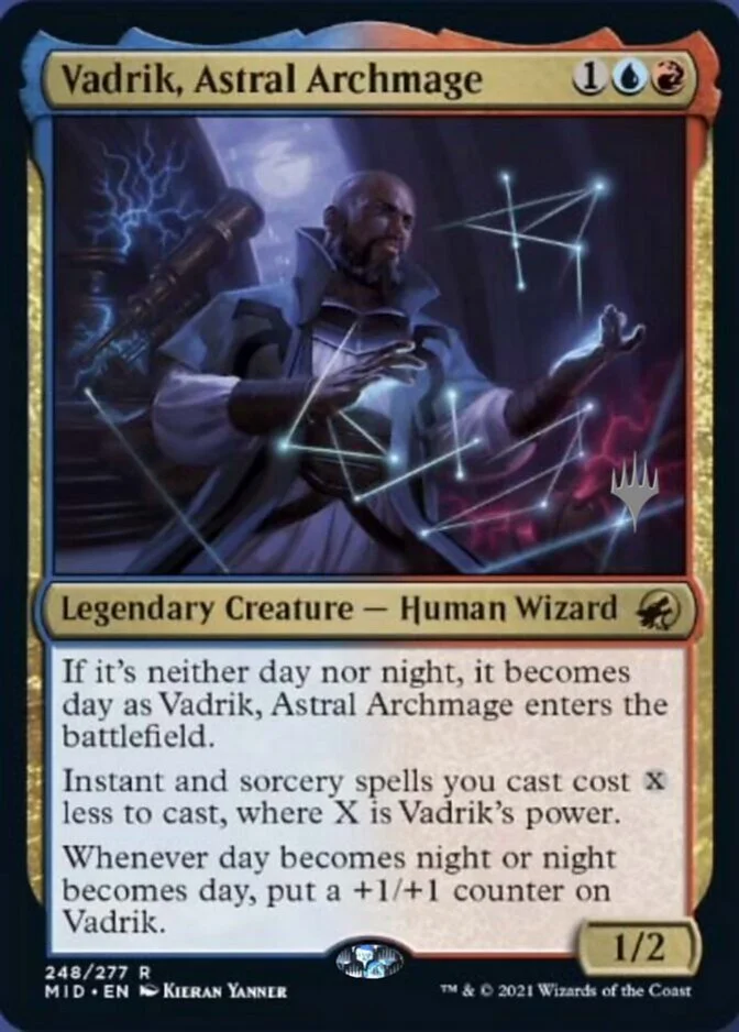 Vadrik, Astral Archmage <planeswalker stamp> [MID] (F)
