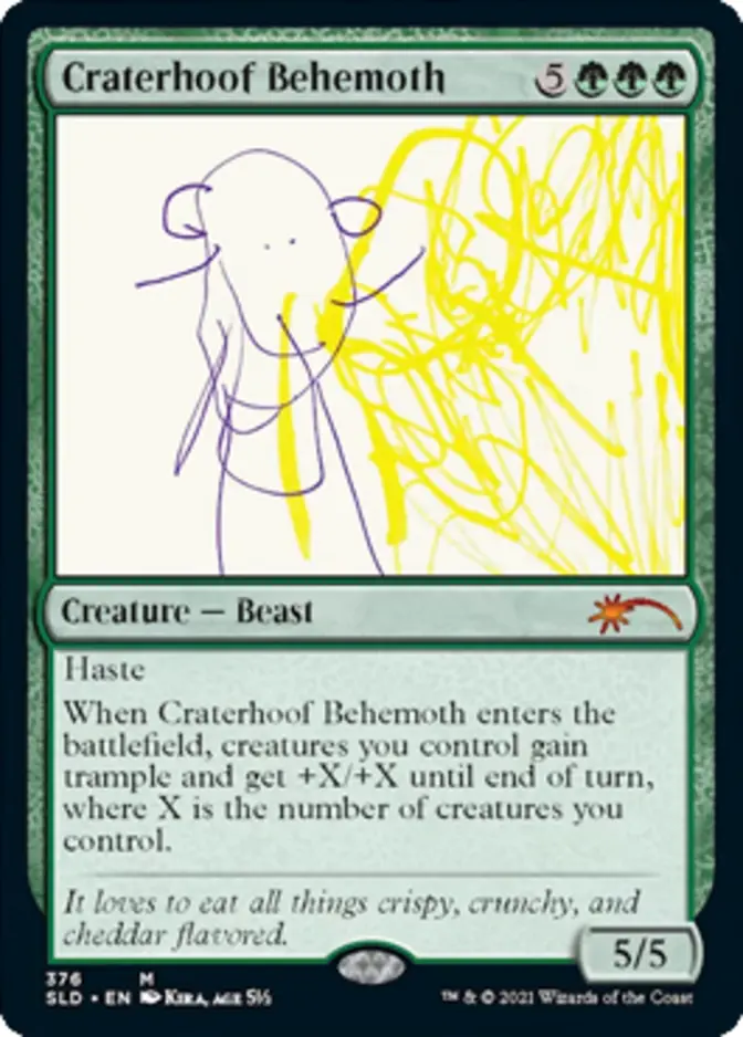 Craterhoof Behemoth <child drawing> [SLD]