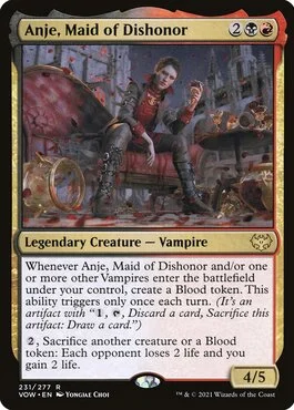 Anje, Maid of Dishonor