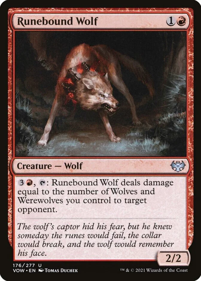 Runebound Wolf [VOW]