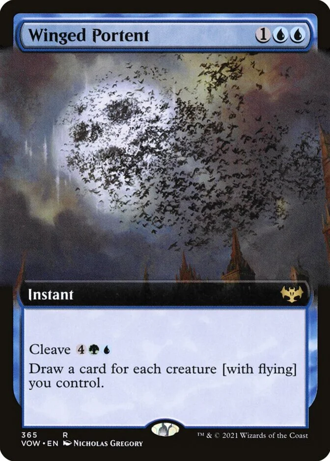 Winged Portent <extended> [VOW]