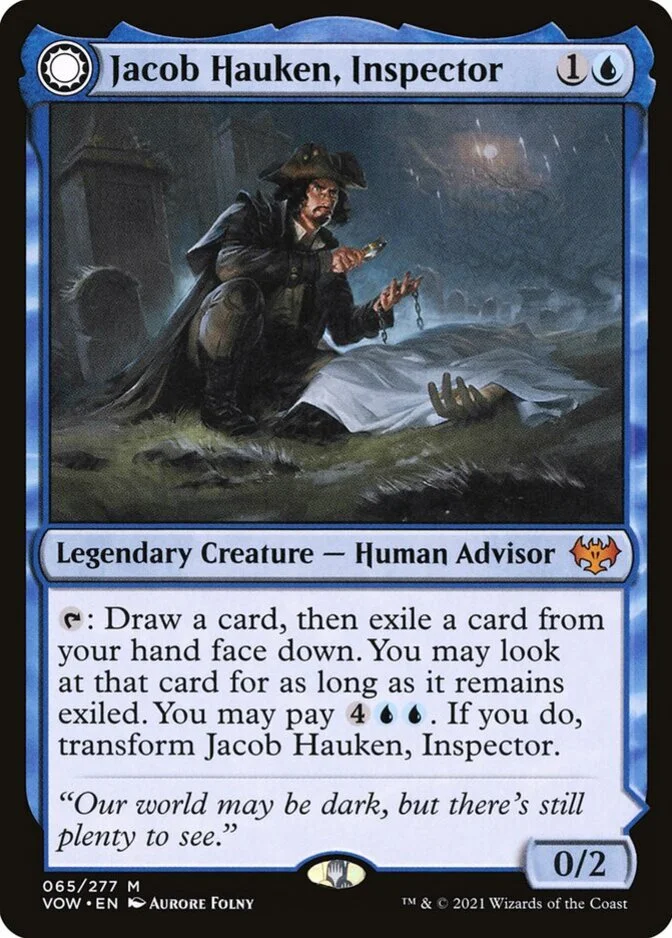 Jacob Hauken, Inspector [VOW]
