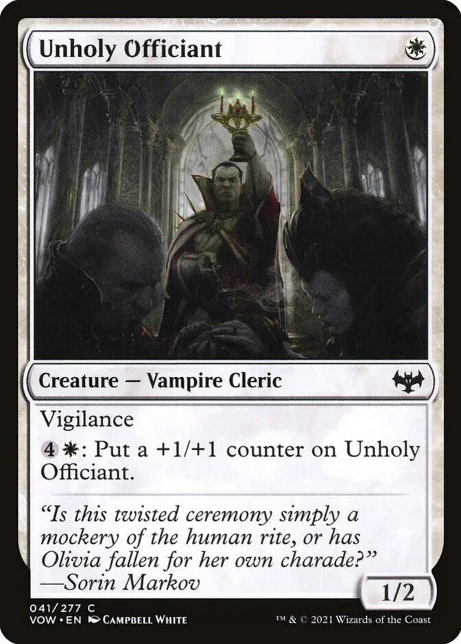 Unholy Officiant [VOW]