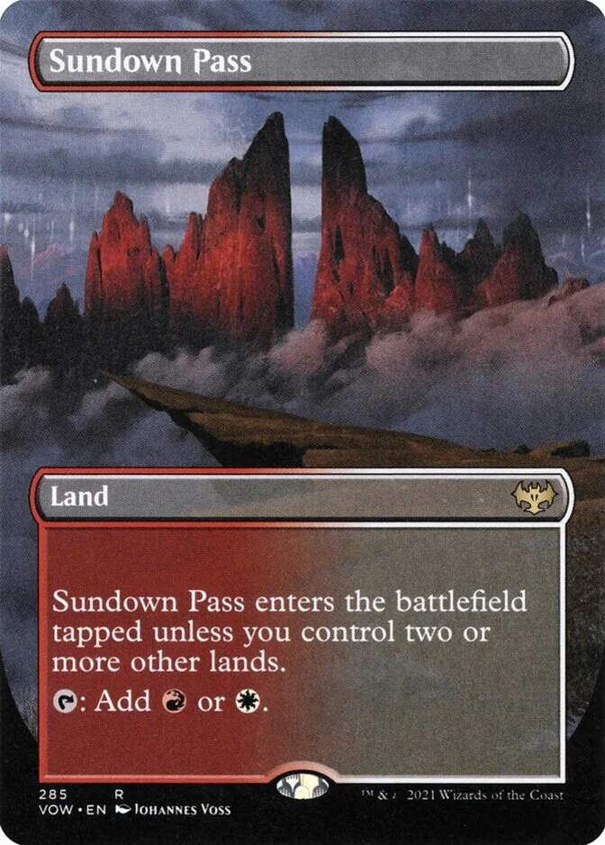 Sundown Pass <borderless> [VOW] (F)