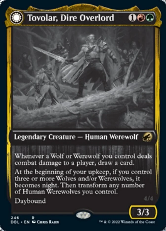 mtg tovolar dire overlord commander deck Tovolar, Dire Overlord, Innistrad: Double Feature (DBL) Price History