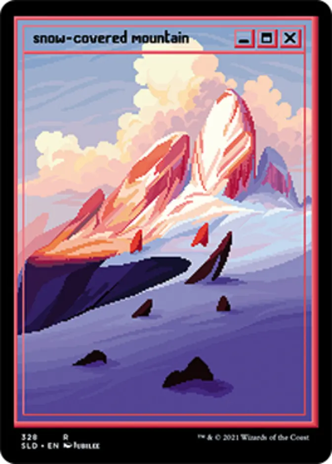 Snow-Covered Mountain <Pixel Art> [SLD]