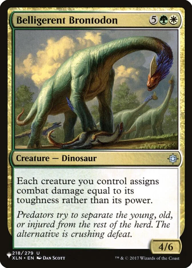 Belligerent Brontodon [PLIST]