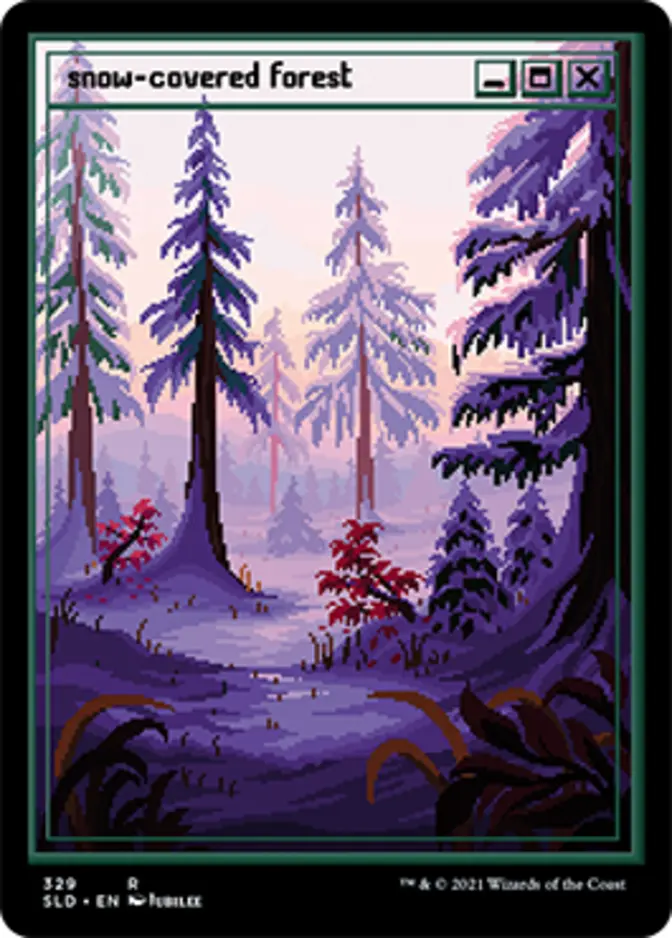 Snow-Covered Forest <Pixel Art> [SLD]