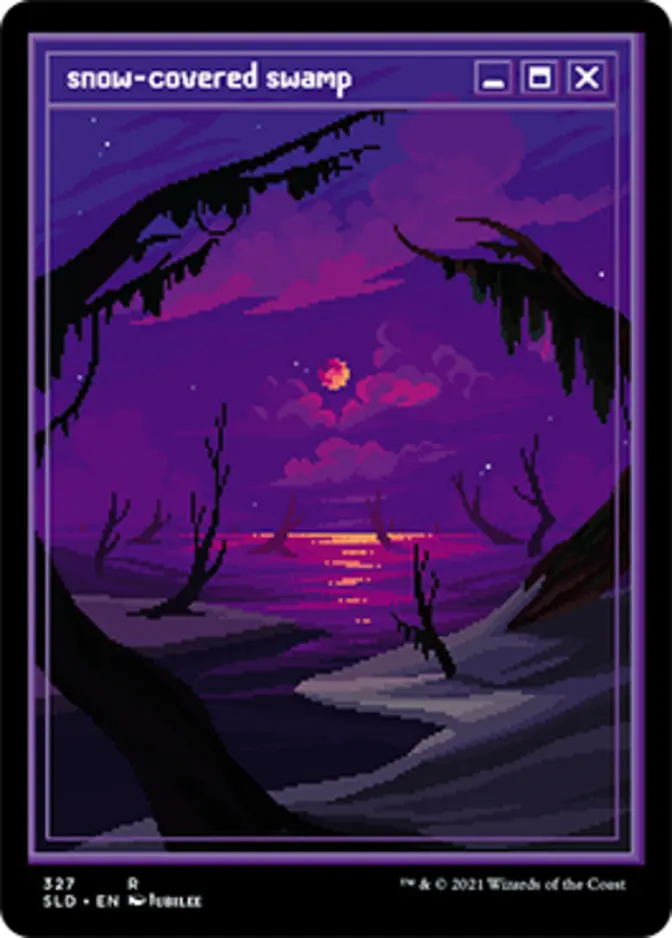 Snow-Covered Swamp <Pixel Art> [SLD]