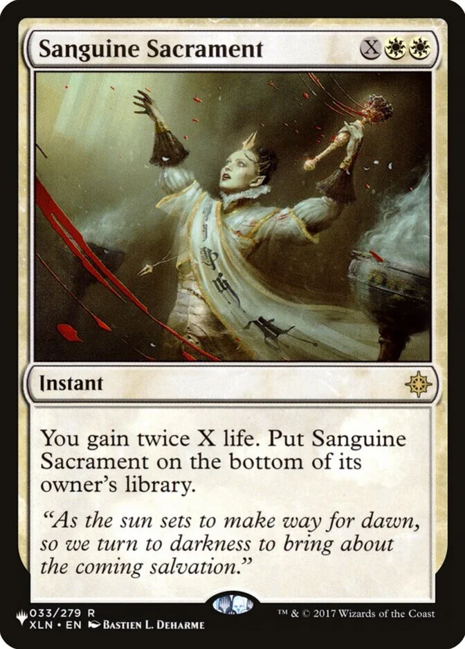 Sanguine Sacrament [PLIST]