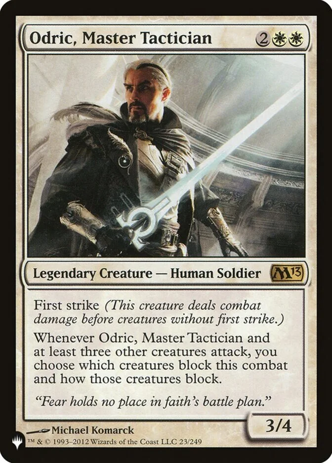 Odric, Master Tactician [PLIST]