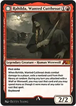 Rahilda, Wanted Cutthroat
