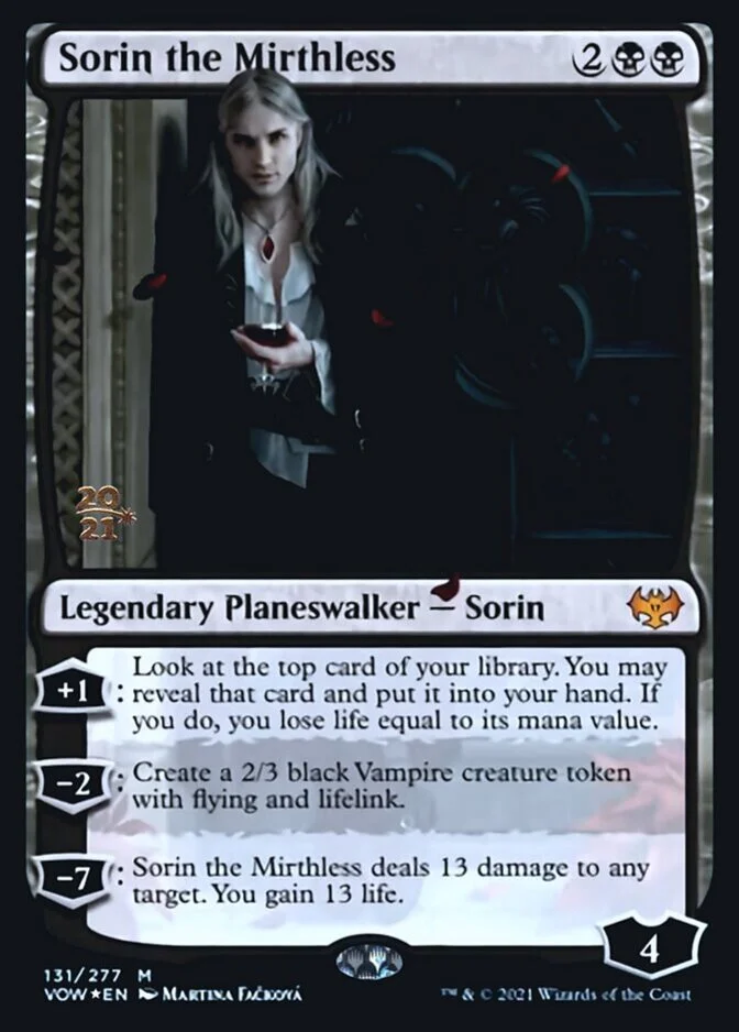 Sorin the Mirthless <prerelease> [VOW] (F)