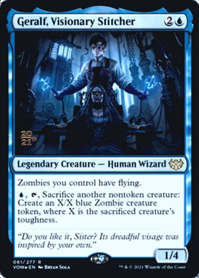 Geralf, Visionary Stitcher <prerelease> [VOW] (F)