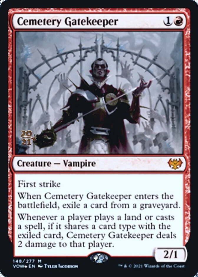 Cemetery Gatekeeper <prerelease> [VOW] (F)
