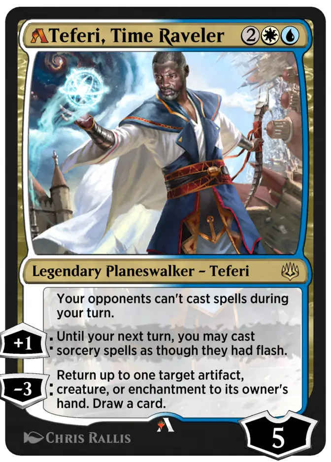 Teferi, Time Raveler <magic arena rebalanced> [WAR]