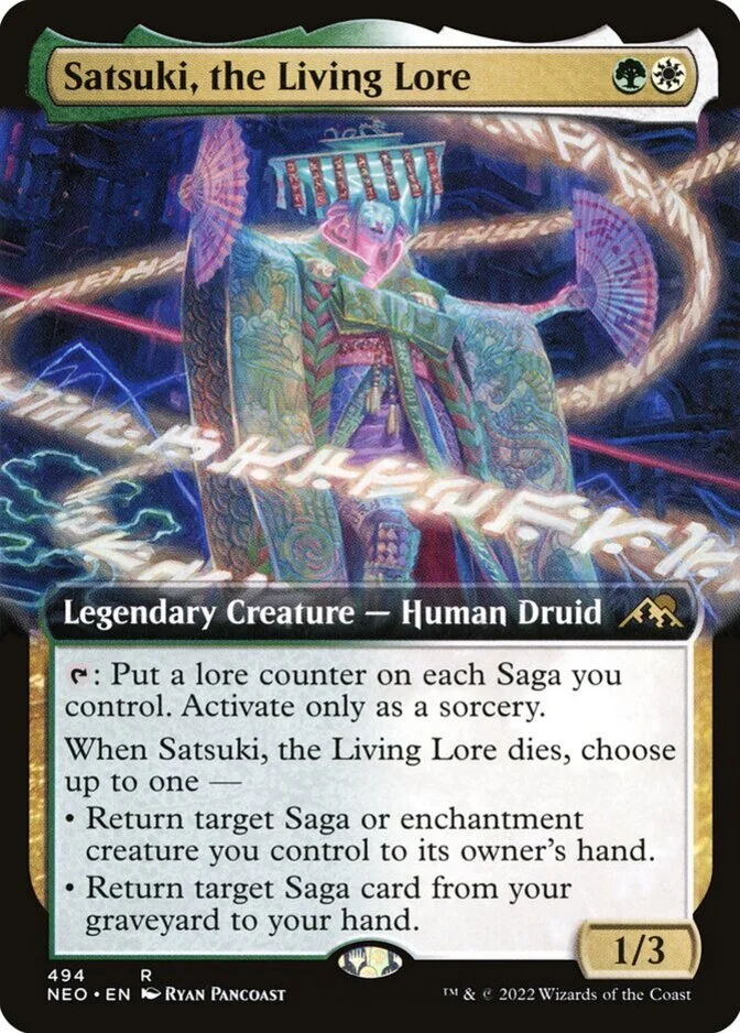 Satsuki, the Living Lore <extended> [NEO]