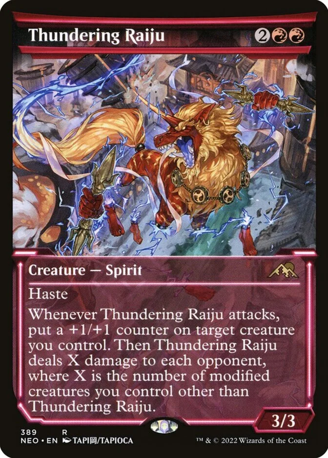 Thundering Raiju <showcase> [NEO]