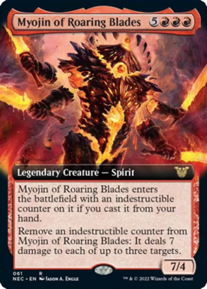 Myojin of Roaring Blades <extended> [NEC]