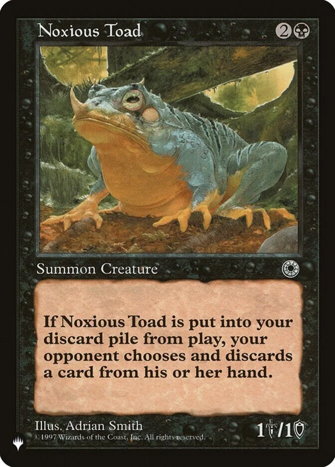Noxious Toad [PLIST] (F)