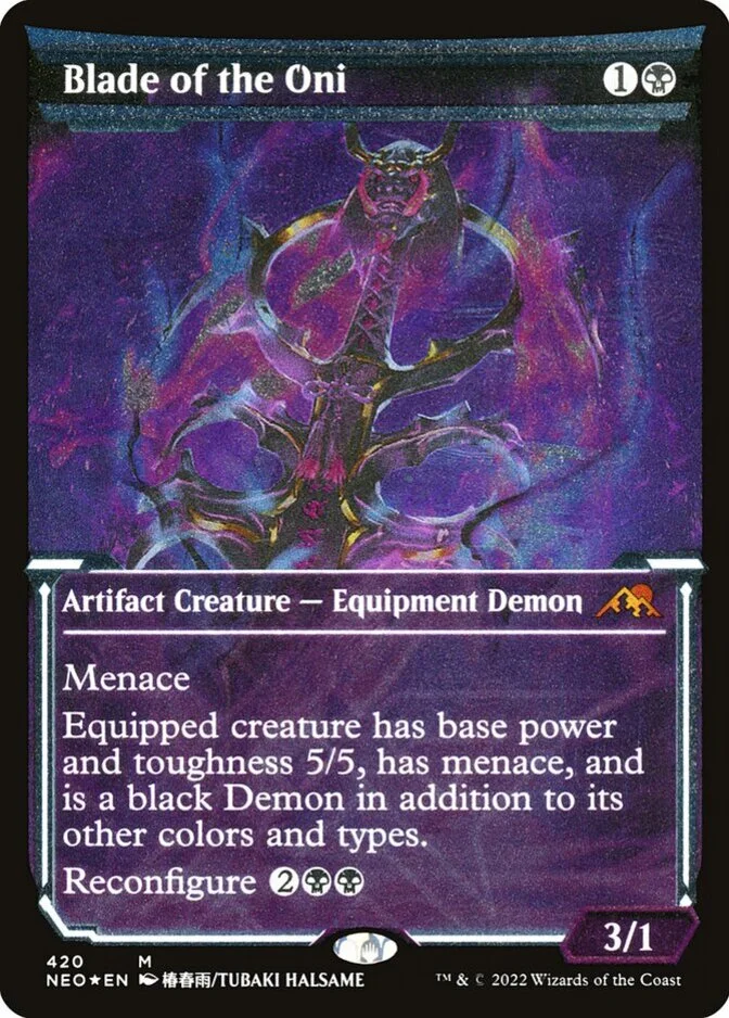 Blade of the Oni <foil-etched> [NEO] (FE)
