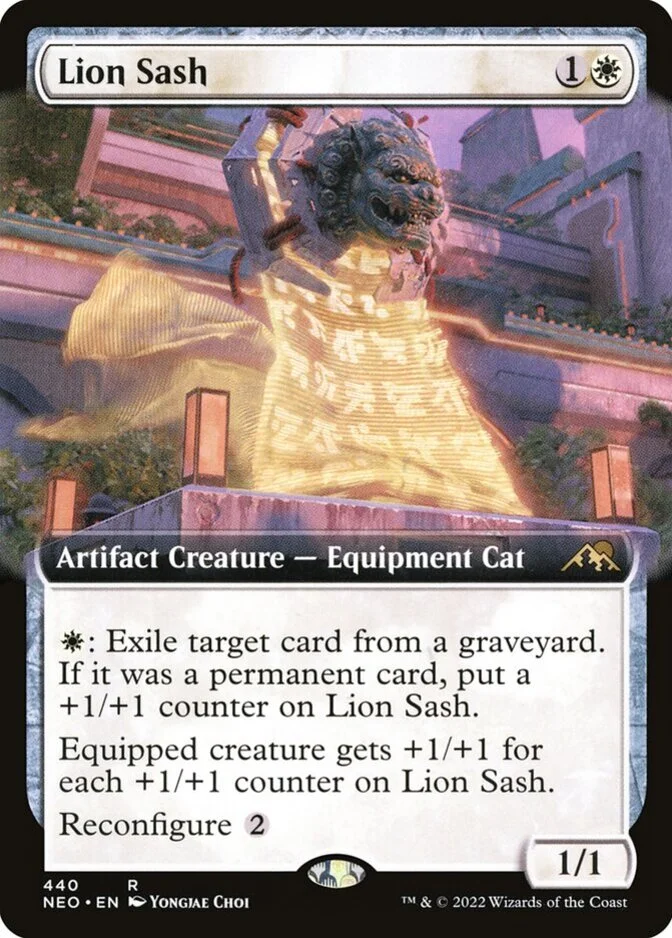 Lion Sash <extended> [NEO] (F)