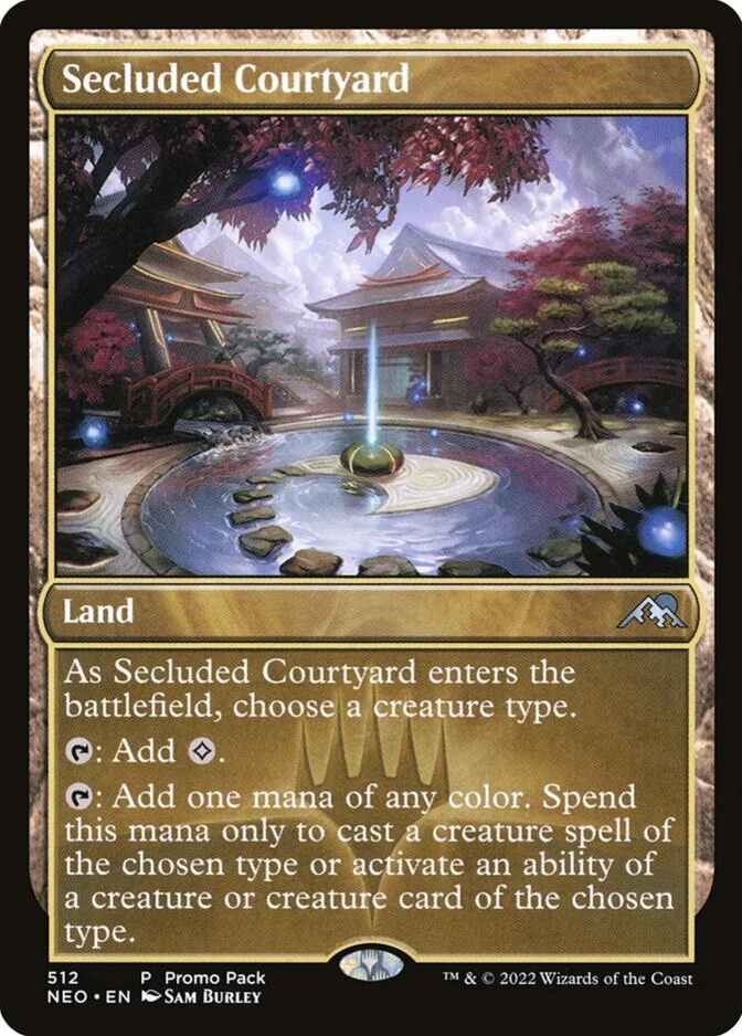 Secluded Courtyard <promo pack> [NEO] (F)