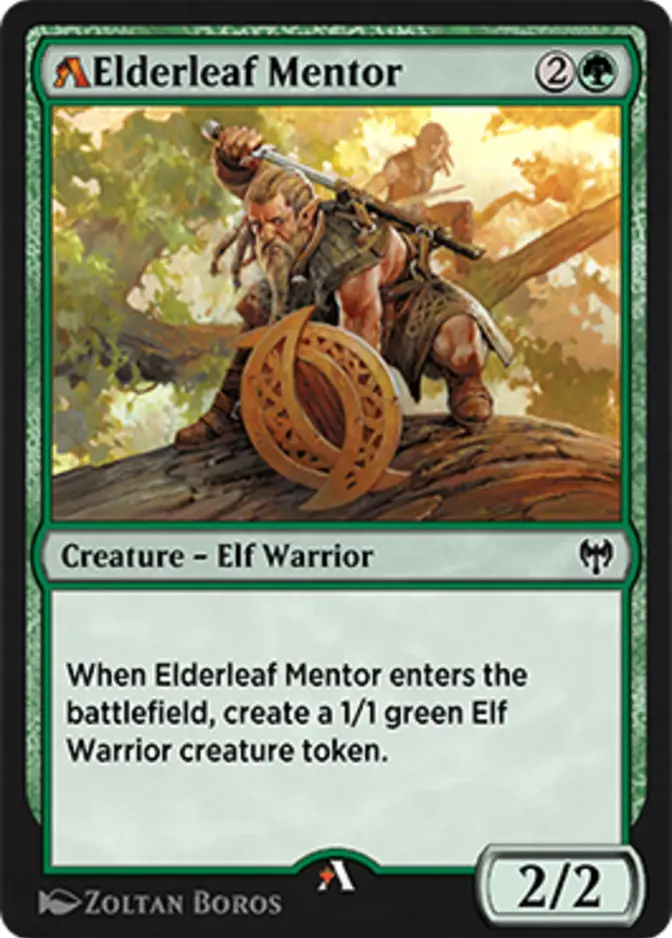 Elderleaf Mentor <magic arena rebalanced> [KHM]