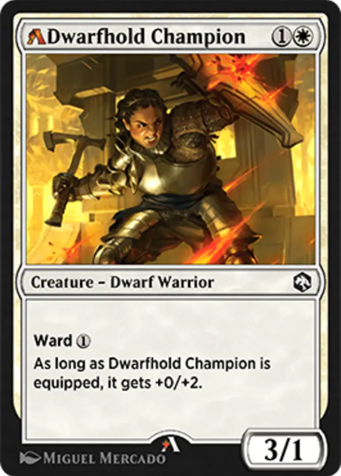 Dwarfhold Champion <magic arena rebalanced> [AFR]