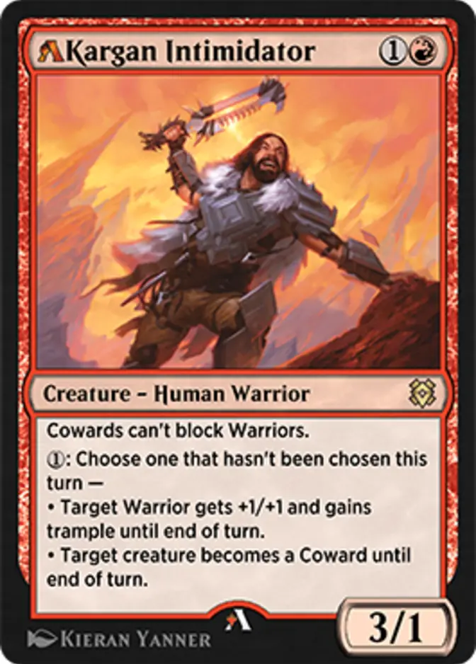 Kargan Intimidator <magic arena rebalanced> [ZNR]