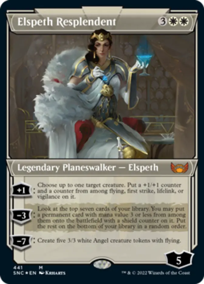 Elspeth Resplendent <foil etched> [SNC]