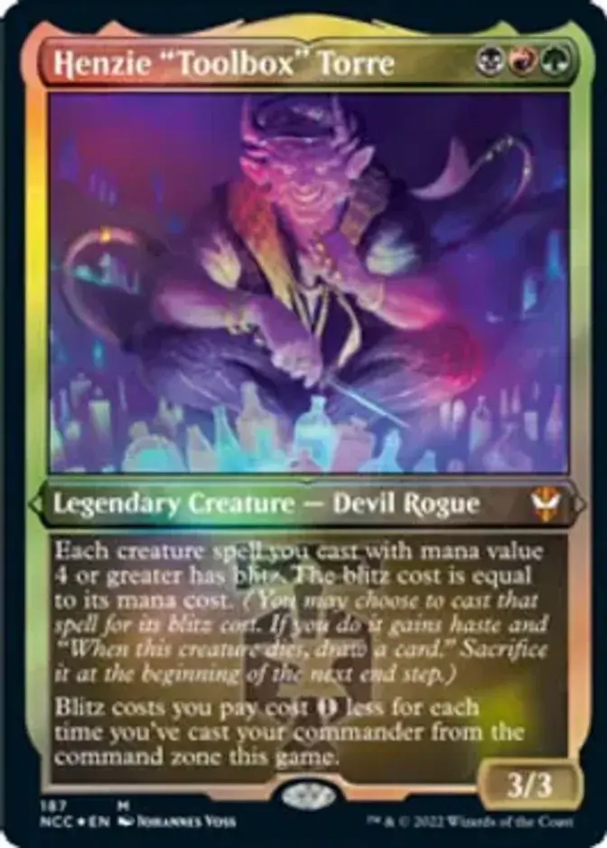Henzie "Toolbox" Torre <foil etched> [NCC] (F)