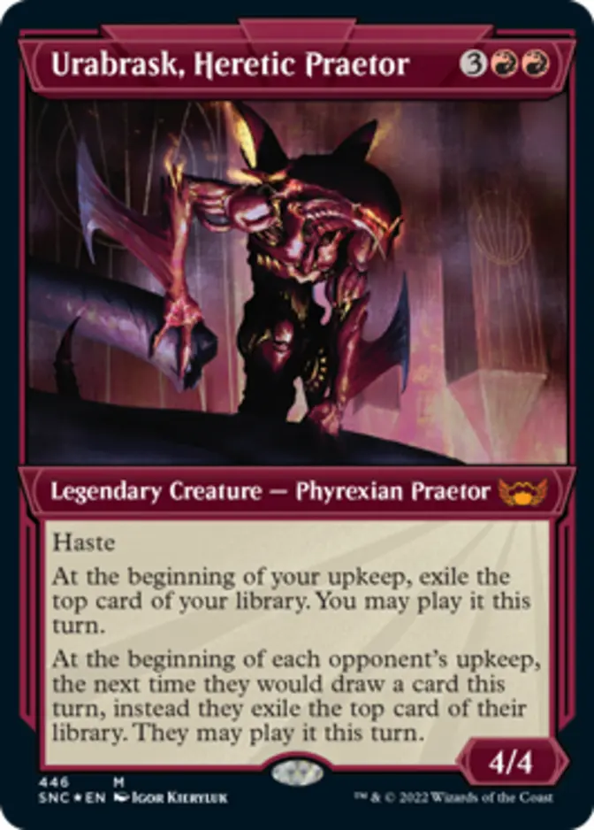 Urabrask, Heretic Praetor <foil etched> [SNC]