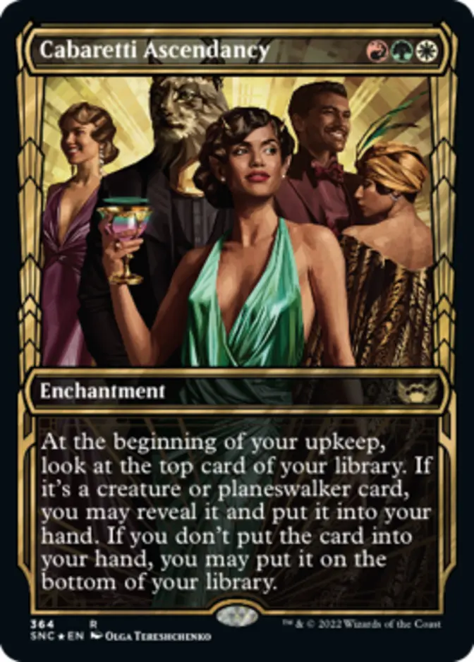 Cabaretti Ascendancy <gilded foil> [SNC] (F)
